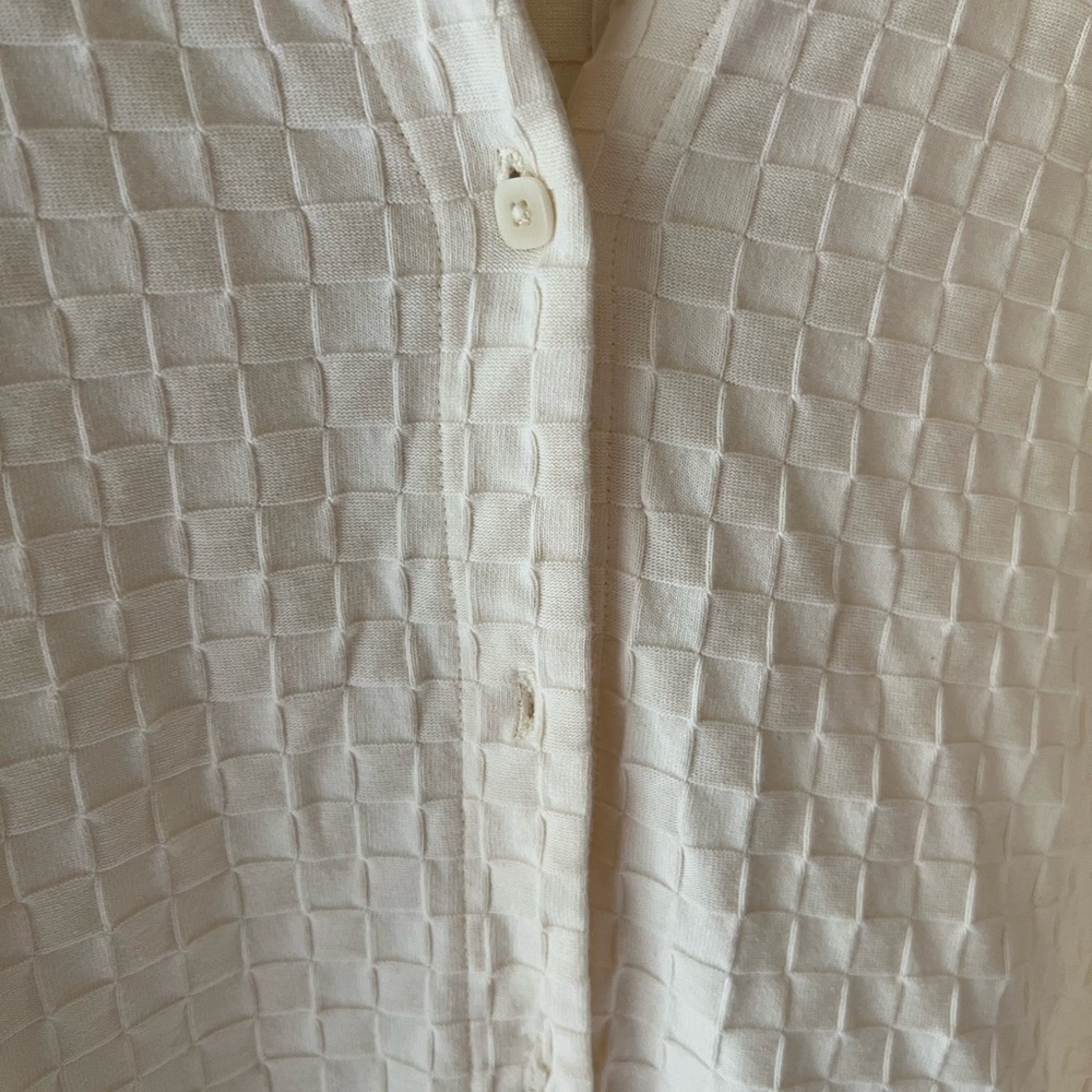Checkered button down cardigan - Picture 4 of 8